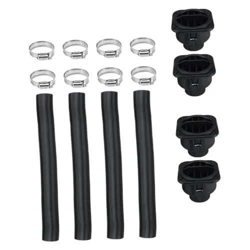 Produktbild: Beatifufu Ersatzauslässe – 42 Mm Heizungsschlauch Für Auto – Weißes Heizungsauspuff-kit