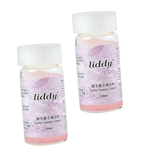 Produktbild: Beatifufu 2St Reinigungslösung für Pinzetten Reiniger für Wimpernverlängerungsbürsten Wimpernpinzettenreiniger Wimpernzange Reiniger Wimpernkleber Reiniger reinigungsknete Lösung (Alkohol)
