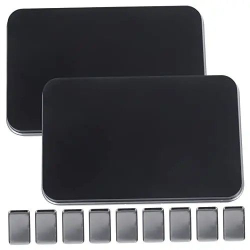 Produktbild: Beatifufu 2sätze Leere Nachfüllbare Lidschatten-palette Lidschatten Pigment Tray Halter Container Für Diy Kosmetik Aufbewahrungsbox Organizer Mit Kompaktem Design Und Geringem Gewicht