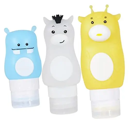 Produktbild: Beatifufu Silikon-saucenflaschen-set Reisebehälter Quetschbare Reiseflaschen Für Toilettenartikel Auslaufsichere Lotion-sub-flaschen