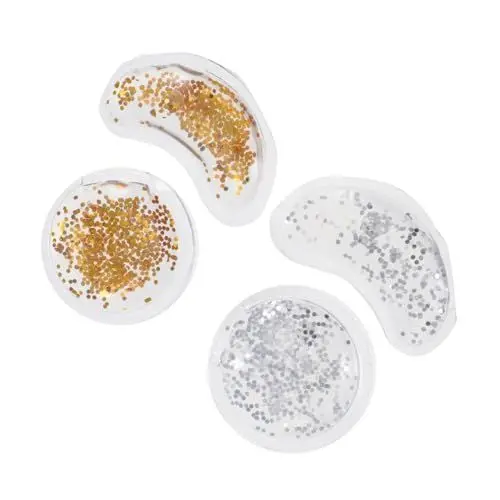 Produktbild: Beatifufu 4 Stück Kühlende Augenpflaster Augenpflege-pflaster Gel-augenbeutel Langlebige Augen-gelpackungen