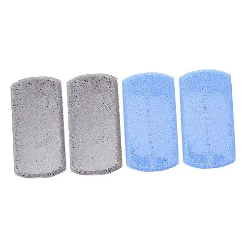 Produktbild: Beatifufu Fußhautentferner - 4-teiliger Fußstein Hornhautschrubber Fußmassagegerät Fußpflegezubehör