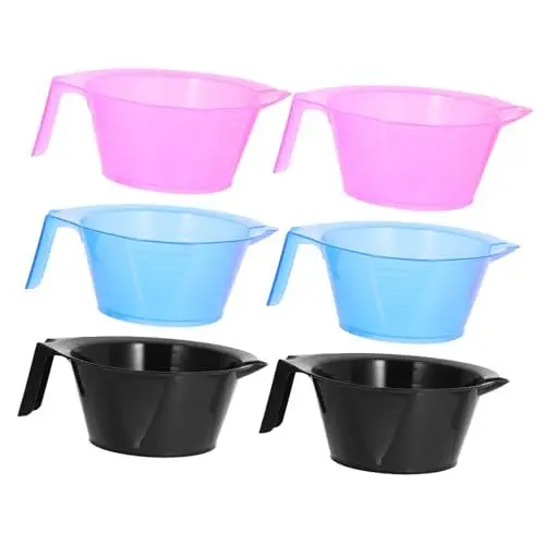 Produktbild: Beatifufu Haarfärbeschalen-set 6-teilig Abs Färbeschalen Waagen Für Salon-highlights Zufällige Farbe