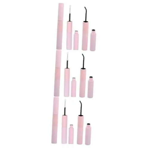 Produktbild: Beatifufu 9 Stk Falscher Wimpernkleber Wimpernbindung Und -versiegelung Wimpernkleber Zur Wimpernverlängerung Klebe- Und Dichtungsklebstoffe Make-up-tools Für Frauen Rosa Kunststoffschale