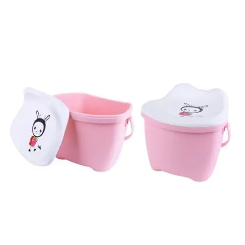 Produktbild: Beatifufu Kunststoff-aufbewahrungshocker Mit Griff Robustes Pp-Material 30l Kapazität Als Sitz Und Aufbewahrungsbox Für Kinder