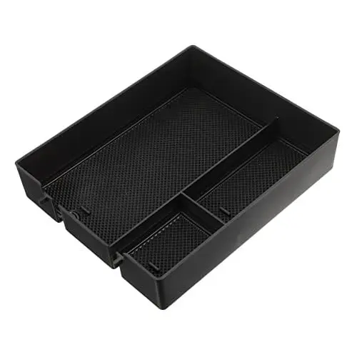 Produktbild: Beatifufu Autofach-Organizer Mittelkonsole Armlehne Mittelkonsolenbox schwarz passend für 2022 R1T