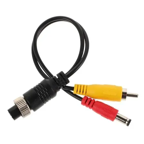 Produktbild: Beatifufu Anschlussadapter Für Auto-rückfahrkamera Mit Kabelbuchse Und Cinch Für Videoüberwachung Und Kamerakabelbedarf