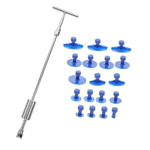 Produktbild: Beatifufu Auto Dellen Reparatur Werkzeug Reparatur Werkzeug Warenkorb Dellen Entfernung Werkzeug T-bar Werkzeug Tabs Dellen Entferner Reparatur Kit