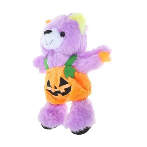 Produktbild: Beatifufu Kürbis Stoffbär Halloween Deko Plüschbär Party Spielzeug Kuscheltier Kürbisbärpuppe