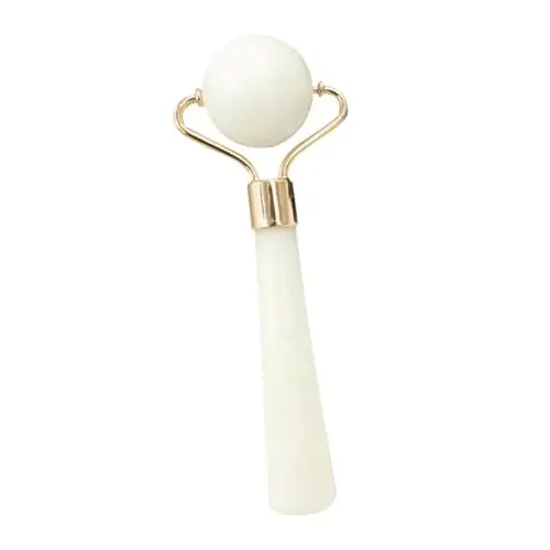 Produktbild: Beatifufu Gesichtsmassageroller Aus Jadestein Tragbares Hautpflege-tool Mit Glatten Rollern Für Reisen Und Tägliche Anwendung