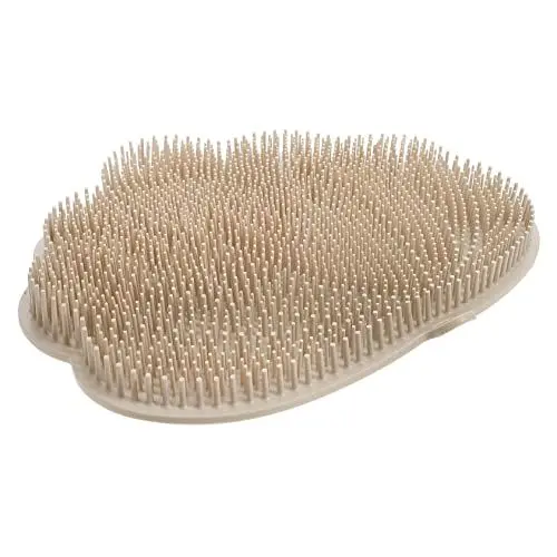 Produktbild: Beatifufu Wandmontierte Dusch-rückenschrubbermatte Mit Cup-peeling-fußrücken Für Die Duschwand
