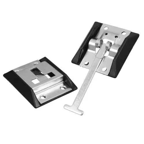 Produktbild: Beatifufu Tür Latch Metall Fang Eintrag Tür Fang Carbon Verzinkt