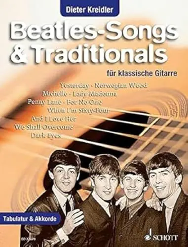 Produktbild: Beatles-Songs & Traditionals: für klassische Gitarre. Gitarre. Songbook. (Klassische Gitarrenhits)