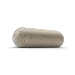 Produktbild: Beats Pill Tragbarer Bluetooth-Lautsprecher, Bis zu 24 Stunden Akkulaufzeit, Wasserabweisend, Kompatibel mit Apple & Android, Kraftvoller Sound für Zuhause, Outdoor - Champagner