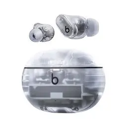 Produktbild: Beats Studio Buds + (2023) – Komplett kabellose Noise Cancelling In-Ear Kopfhörer, verbesserte Apple & Android Kompatibilität, eingebautes Mikrofon, Schweiß-beständige Bluetooth Kopfhörer- Transparent
