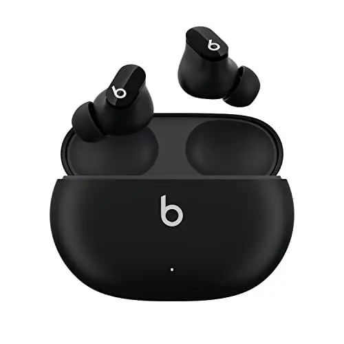 Produktbild: Beats Studio Buds – Komplett kabellose Bluetooth In-Ear Kopfhörer mit Noise-Cancelling – schweißbeständige, kompatibel mit Apple und Android, Bluetooth der Klasse 1, integriertes Mikrofon – Schwarz