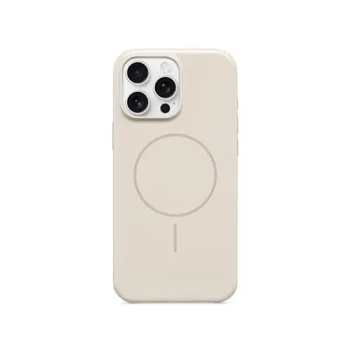 Produktbild: Beats Case iPhone 16 Pro Max - MagSafe, Kratzfeste Schutzhülle, passgenau, Innenfutter aus Mikrofaser - Felsbeige