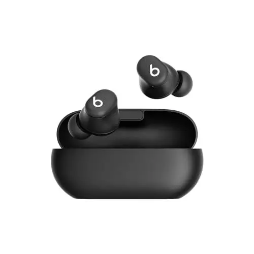 Produktbild: Beats Solo Buds – kabellose Bluetooth In-Ear Kopfhörer | 18 Stunden Akkulaufzeit | Apple & Android-Kompatibilität | Eingebautes Mikrofon - Mattschwarz