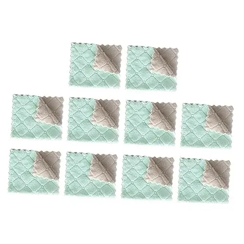 Produktbild: Beaupretty 10St Trockentuch für die Küche Reinigungstücher reinigendes Wischtuch Geschirrputztuch Mikrofasertuch waschbare putzlappen slice handtücher Handtuch waschen Küchentuch zum Trocknen