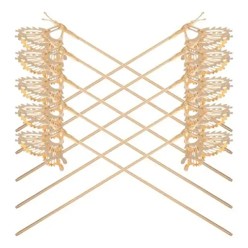 Produktbild: Beaupretty Chinesischer Schmuck Für Frauen Schmetterlings-haarnadel Haarnadel Im Chinesischen Stil Haarschmuck Für Mädchen Brauthaar Haarstäbe Für Frauen 10er-pack Schmetterlings-haarnadel
