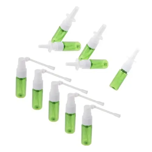 Produktbild: Beaupretty 10st Sprühflasche Aufsatz Nasenspray Salznebelflaschen Nasensprayflasche Mit Feinem Sprühnebel Flasche Mit Nasenspray Kosmetik Leere Flasche Rotieren Feinen Nebel Pp Pumpflasche