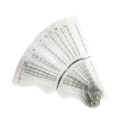 Produktbild: Beaupretty 12St Augenbrauenschablonen eyebrow stencil schablonen für augenbrauen augenbrauen-schablonen Augenbrauen Schminken Augenbrauen-Vorlagen Werkzeuge zum Formen von Augenbrauenvorlagen