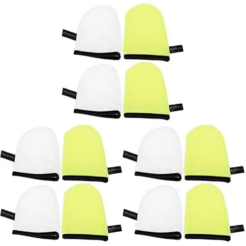 Produktbild: Beaupretty 12 Stk Handschuh-reinigungsquaste Badeschrubber Pad Gesichtsschwämme Aus Zellulose Gesichtsreinigung Schwämme Zum Reinigungstücher Ballaststoff Fräulein Sauber Stoffunterlage