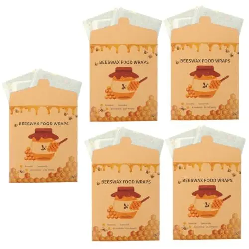 Produktbild: Beaupretty 15 STK Bienenwachs Wickeln Verpackungen Zur Aufbewahrung Von Lebensmitteln Bio-bienenwachstuch Frischhaltende Bienenwachstücher Wiederverwendbares Bienenwachs Essen Baumwolle