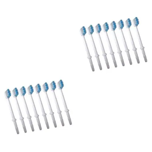 Produktbild: Beaupretty 16 Stk Bürstenköpfe für Mundduschen Ersatzköpfe für elektrische Zahnbürsten Tipps aufsteckbürsten oral zahnhygiene Zubehör für Mundduschen Ersatzbürstenköpfe Düse