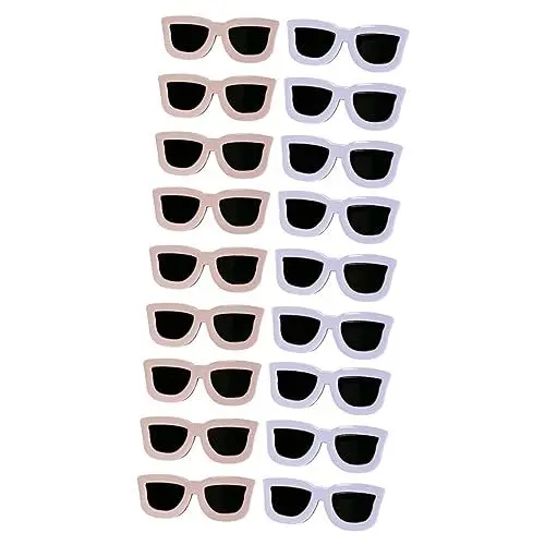 Produktbild: Beaupretty 3er-set Lustige Haarnadeln Haarspangen Friseur-haar-accessoire Für Mädchen Sonnenbrillen-förmige Clips Für Frauen 6 Stück * 3