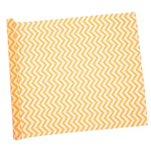 Produktbild: Beaupretty 1 Rolle Frischhaltefolie-Set Pommes-Wraps Wraps für Lebensmittel Plätzchenverpackungen Essen sandwichpapiere frischhaltefolien Papier für Lebensmittel Lebensmittelverpackung Orange