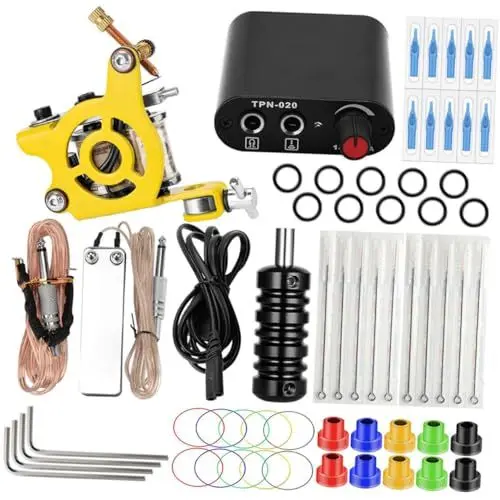 Produktbild: Beaupretty 1 Satz Tattoo-set Das Geschenk Geschenke Tätowierwerkzeuge Praktische Werkzeuge Zum Tätowieren Tattoo-zubehör Tattoo-maschine Trainingsmaterial Eisen Mehrzweck
