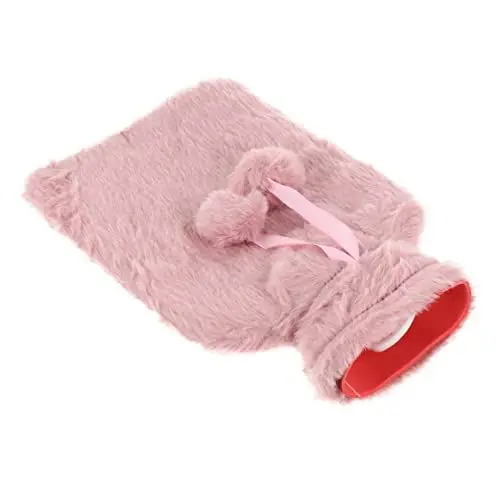 Produktbild: Beaupretty 1 Stück Handwärmer-wärmflasche Mit Plüschbezug Warmwasserbeutel Abnehmbarer Bezug Gesundes Material Großes Design Wärmespeichernd Zufällige Farbe