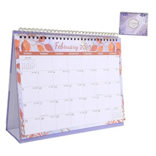 Produktbild: Beaupretty Wiederverwendbarer Kalender 2025 Monatlicher Desktop-kalender Englischer Versionskalender Für Die Planung Des Akademischen Jahres