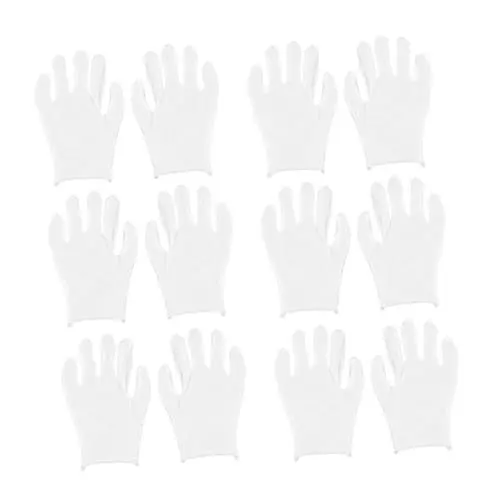 Produktbild: Beaupretty 20 Paar Feuchtigkeitsspendende Handschuhe Sicherheitshandschuhe Industriehandschuhe Arbeit Weiß Schutz