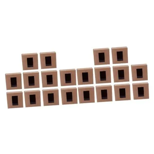 Produktbild: Beaupretty 20 Stück Kartons Verpackung Organisator der Papieraufbewahrung Schmuck-Geschenkboxen Kraft Kuchenbehälter recycling box recyclingboxen Geschenkkisten Papierschachteln Plastik Brown