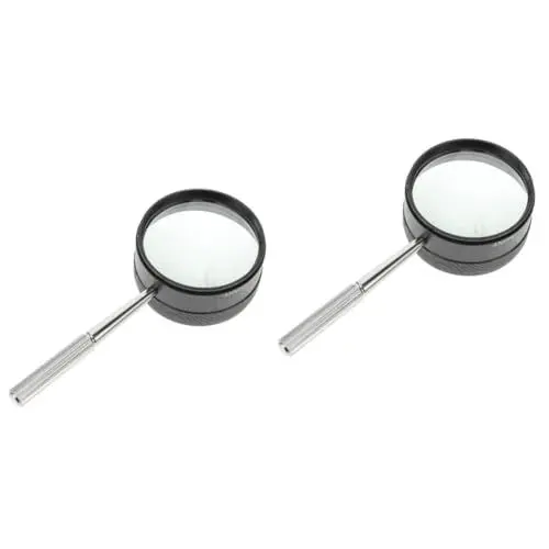 Produktbild: Beaupretty 2St Lupenglas Jewelers loupe vergrößerungsglas Juwelier-Lupe Magnifying Glasses vergrösserungsspiegel Magnifying Mirror vergrösserungsbrillen briefmarkenlupe 50mm Lupe