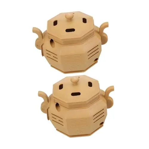 Produktbild: Beaupretty 2St Moxibustion mit tragbarer Moxibustion Moxibustion-Tool Massagegerät stainless steel ausstecher rentier werkzeug Moxibustionshalter für den Haushalt Moxibustion Brenner Körper