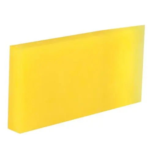Produktbild: Beaupretty 2St Schaber für Siebdruck Tintenschaber Siebdruck-Set Filmglättung Karosseriefüller Siebdruckrahmen Siebdruckpresse werkzeug PU-Rakel Siebdruckrakel Polyurethan-PU-Material Yellow