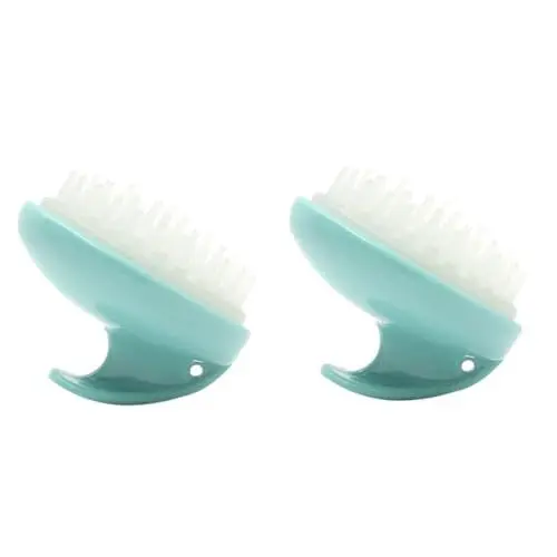 Produktbild: Beaupretty 2 Stk Haarshampoo hairbrush haarbürsten belebende kopfhaut Kopfhautmassagekamm Shampoo-Bürste für die Kopfhaut Massagegeräte für die Kopfhaut Haare waschen Schuppenentfernung