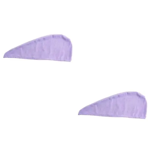 Produktbild: Beaupretty 2st Handtücher Haartrockenhaube Trockenes Haartuch Schnelltrocknend Violett