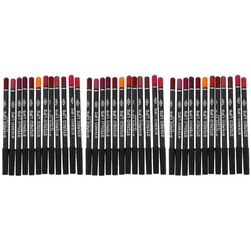 Produktbild: Beaupretty 36 Stück zum Auskleiden Naturkosmetik Lippenkonturenstift Damen Stifte Make-Up Bleistift Mädchen Farben Zubehör Stift Matt Glatt Machen Dauerhafte Stifte Zubehör Frau