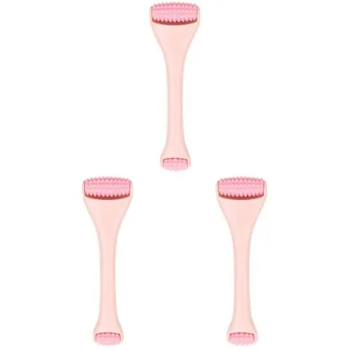 Produktbild: Beaupretty 3-Teiliges Falten-Hals-Körper-Doppelt-Schwellungen Straffende Feine Einführungslinien Massieren Abnehmen Faszien Rosa Muskel-Augen-Massagegerät: Anti- Und Migräne-Handbuch