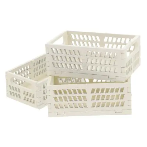 Produktbild: Beaupretty 3 Stück Teiliges Miniatur Obst und Gemüseboxen aus Holz für Puppenhaus Dekorative Aufbewahrungskörbe für Modelle und Szenen im Stil