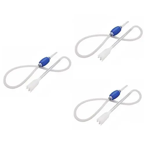 Produktbild: Beaupretty 3st Vakuum Siphonpumpe Für Aquarien Aquariumreiniger Aquarien Siphon Kies Siphon Für Aquarien Staubsauger Werkzeug Weiß Stroh