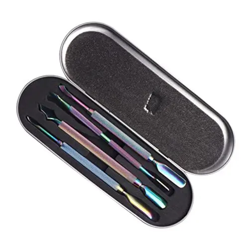 Produktbild: Beaupretty Komplettes Nagelkunst-werkzeugset – 4-teiliges Nagelhautwerkzeug-set Schieber Entferner Nagelfeile Edelstahl Geeignet Für Profis Und Den Heimgebrauch