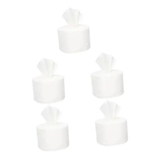 Produktbild: Beaupretty 5 Rollen Einweg-Gesichtstuch weiche Papiertücher komprimiertes Handtuch Gesichtstuch für Mischhaut Gesichtstuch für Kinder Gesichtsreinigungstuch Make-up-Entferner-Tuch Weiß