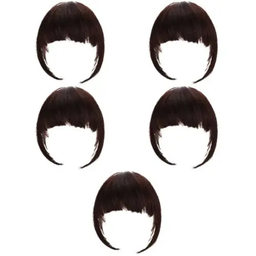Produktbild: Beaupretty 5 Stück Natürliche Haarteile Für Frauen Zum Anklipsen Haarspange Für Frauen Vielseitiges Haar Air Für Anlässe