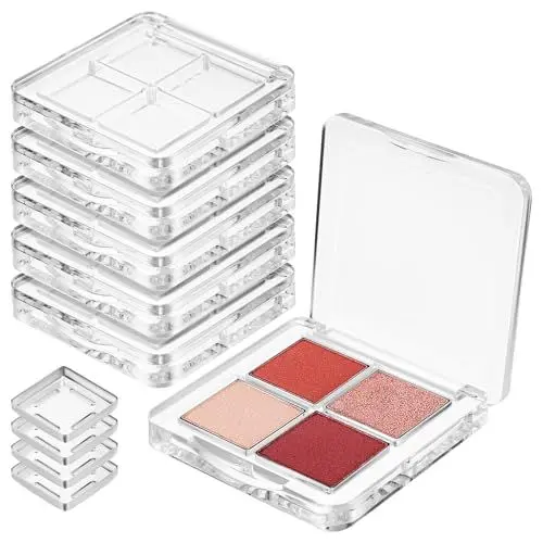 Produktbild: Beaupretty 6 Stück Leere Lidschatten-Paletten Leere Lippenstift-Palette Leere Make-Up-Palette Leerer Textmarker-Behälter Für Frauen Und Mädchen