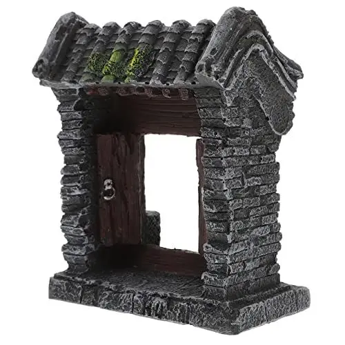 Produktbild: Beaupretty Aquarium Landschaftsbau Bastelbedarf Für Aquarien Garten-mikrolandschaftsdekoration Aquariensteine Für Betta-Fische Betta-höhle Reptilienhaus Unterschlupf Bastelmaterial Oval Harz